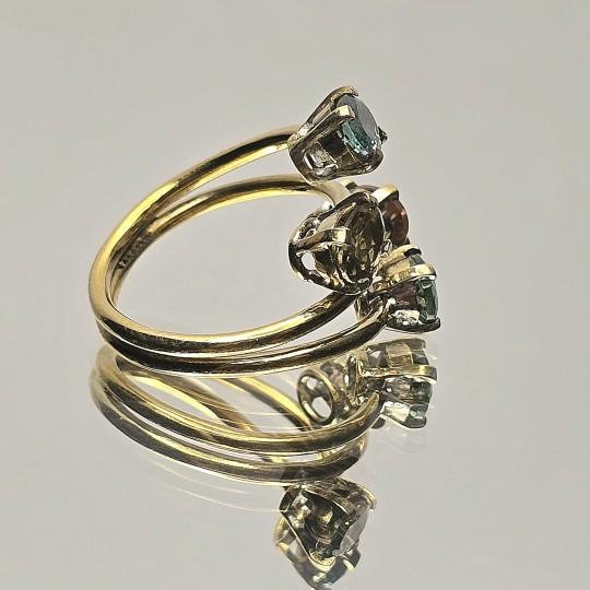 Anello in Bronzo con Tormaline 3,50 Ct.