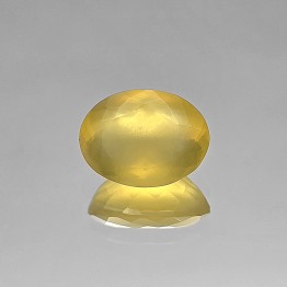 Pietra di Opale di Fuoco Giallo Ovale 7,33 Ct.