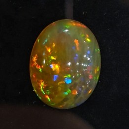 Gemstone of Opal Ethiopian oval cabochon 8.27 ct.