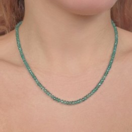 Collana di Smeraldo a Rondella 50 Ct.