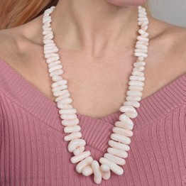 Collana di Corallo Rosa a tronchetto ø 11/31 mm