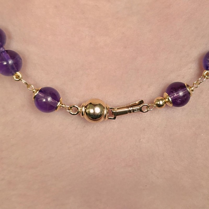 Parure: Collana e Orecchini di Ametista