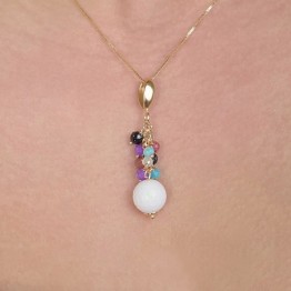 Pendant with Multipietre