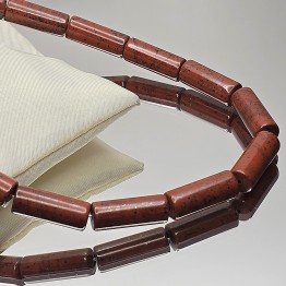 Filo di Diaspro Poppy a Cilindro ø 22x9 mm