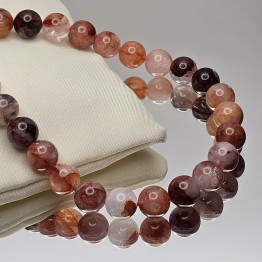 Filo di Quarzo con Ematoide Sferico ø 10/10,5 mm