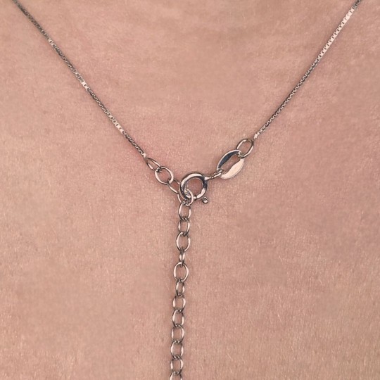 Pendente con Vetro del Deserto Libico Grezzo