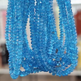 Filo di Apatite Neon Rondella Liscia ø 2/4 mm