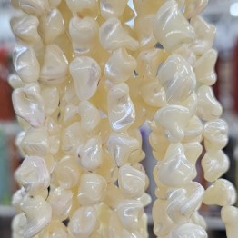 Offerta Lotto 10 Fili di Madreperla a Sasso ø 8/9 mm