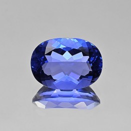 Pietra di Fluorite Blu Ovale 16,47 Ct.