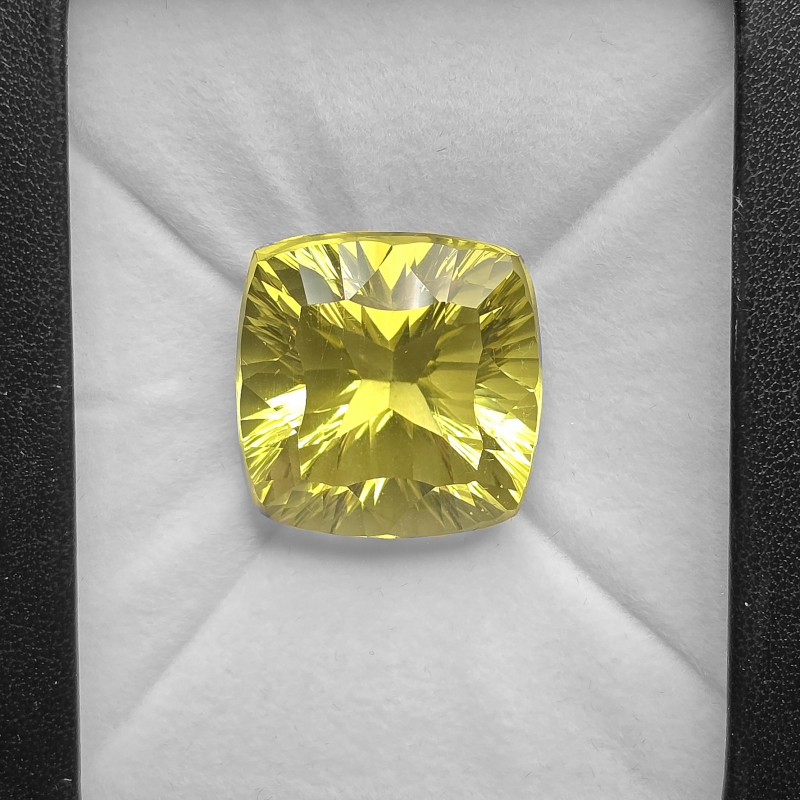 Pietra di Quarzo Lemon Quadrato 52,21 Ct.