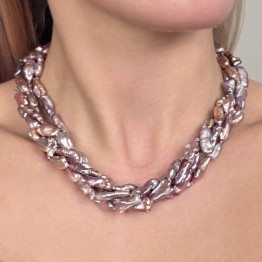 5-wire Torchon of Pearl Violet dragons