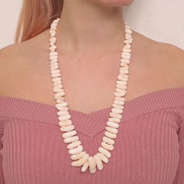 Collana di Corallo Rosa a Tronchetto Stondato ø 9,4/30,7 mm