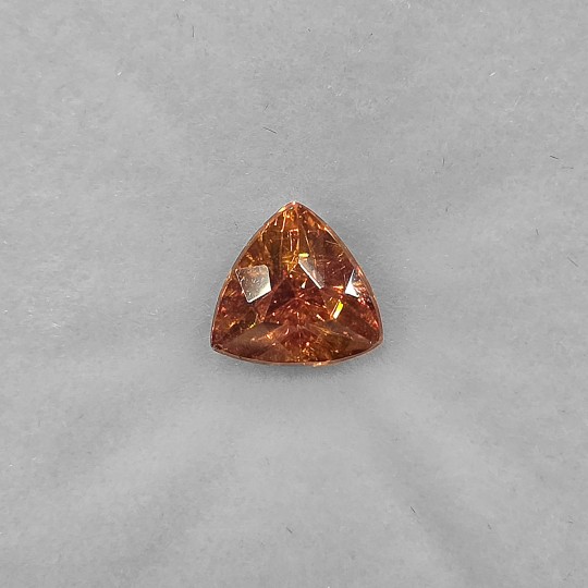 Pietra di Sfalerite Arancio Trilliant 2,70 Ct.