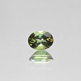 Gemstone of Tourmaline Oval green 1.35 ct.