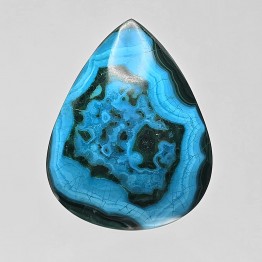 Pietra di Azzurmalachite a Goccia 80,19 Ct.