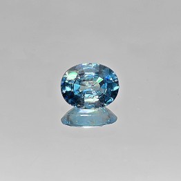 Pietra di Zircone Blu Ovale 3,42 Ct.