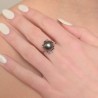 Anello con Perla di Tahiti ø 11 mm
