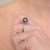 Anello con Perla di Tahiti ø 11 mm