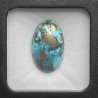 Pietra di Turchese con Pirite Cabochon Ovale 19,74 Ct.