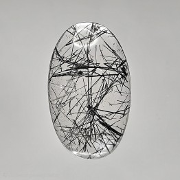 Pietra di Quarzo Rutilato (Nero) 49,23 Ct.