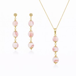 Parure Pendente e Orecchini di Conchiglia