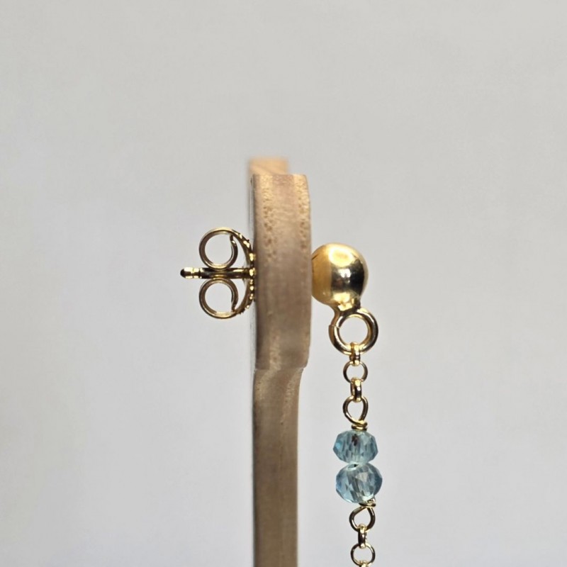 Orecchini con Spinello e Apatite