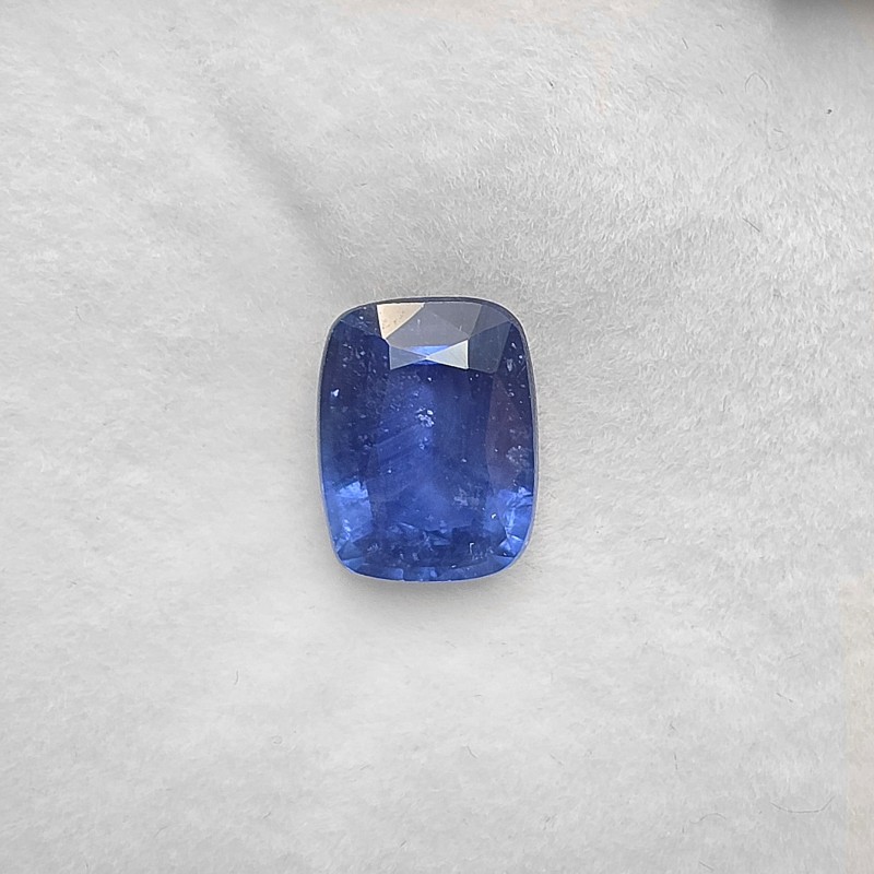 Pietra di Zaffiro Blu Cuscino Rettangolare 3,40 Ct.