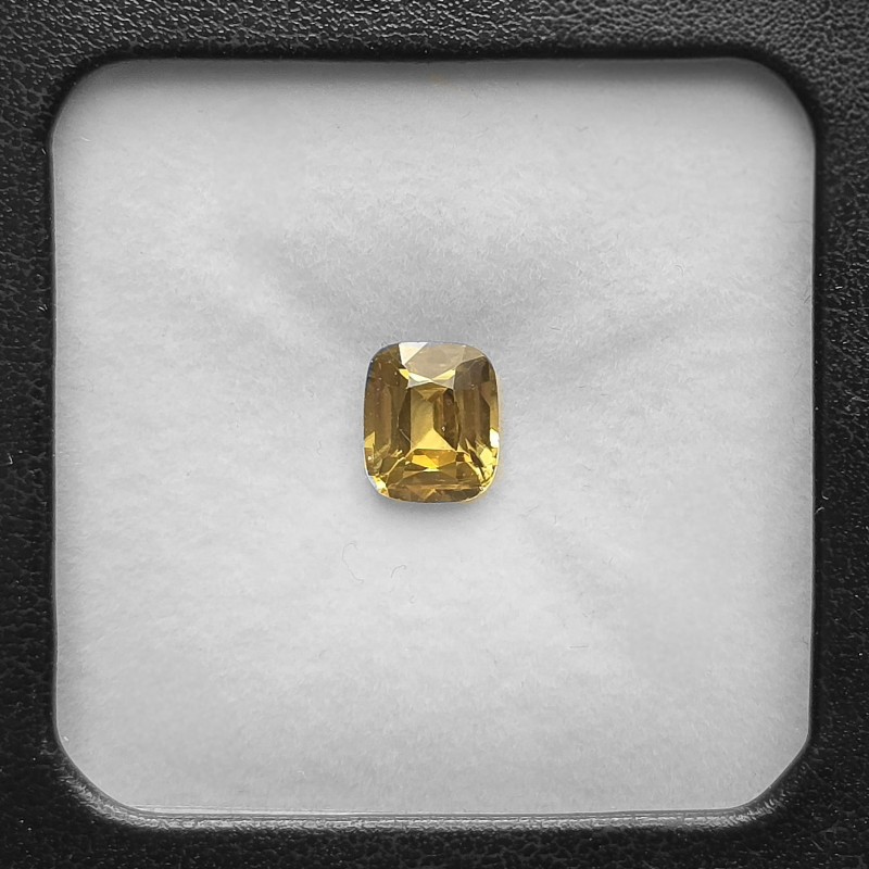 Pietra di Zircone Giallo Cuscino Rettangolare 3,29 Ct.