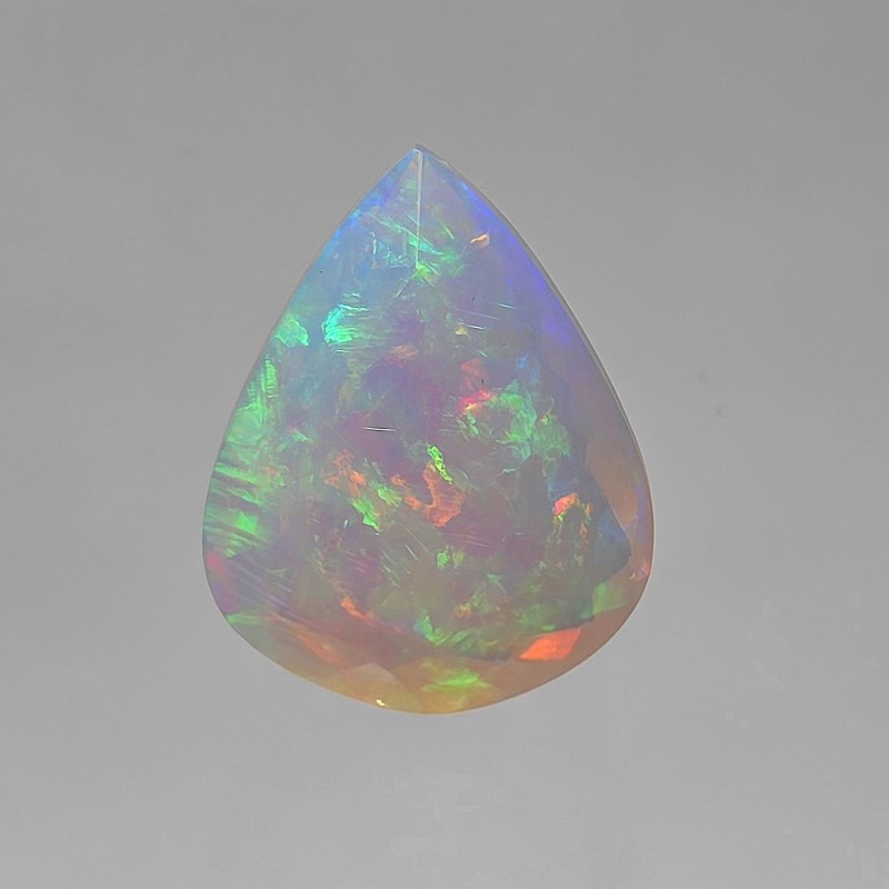 Pietra di Opale Etiope a Goccia 12,36 Ct.