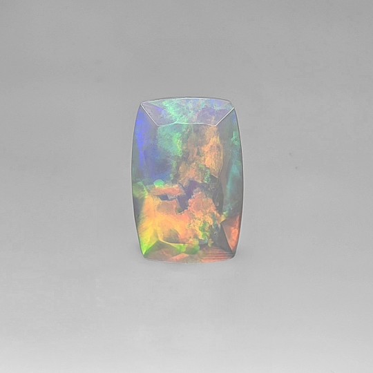 Pietra di Opale Etiope Cuscino Rettangolare 5,94 Ct.