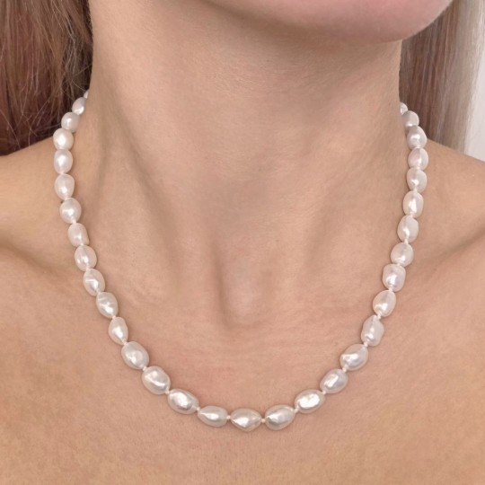 Collana di Perle Keshi ø 7,5/8 mm