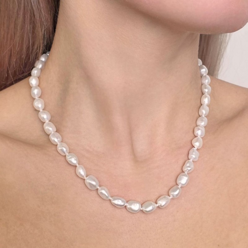 Collana di Perle Keshi ø 7,5/8 mm