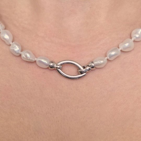 Collana di Perle Keshi ø 7,5/8 mm