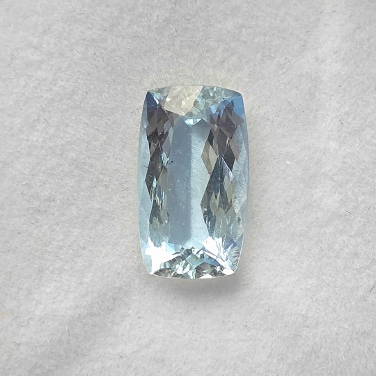 Pietra di Acquamarina Cuscino Rettangolare 4,06 Ct.