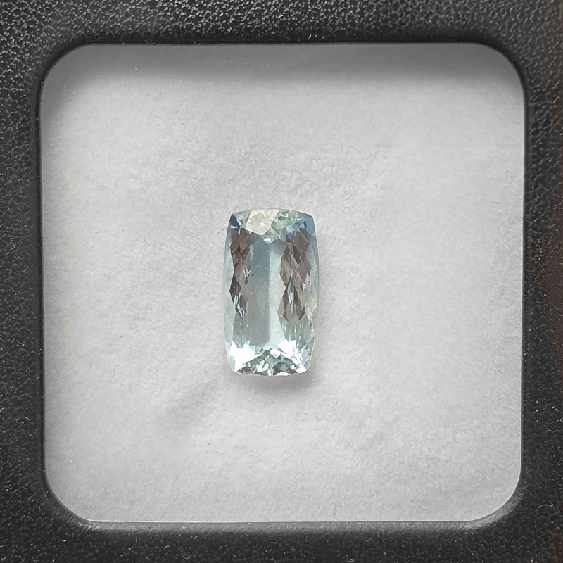 Pietra di Acquamarina Cuscino Rettangolare 4,06 Ct.