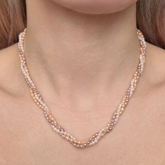 3-wire Torchon with Pearl Multicolor
