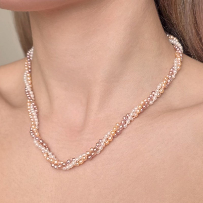 3-wire Torchon with Pearl Multicolor