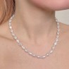 Necklace Pearl Keshi with Clasp in gold