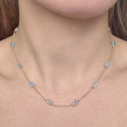 Collier di Acquamarina 17 Ct.