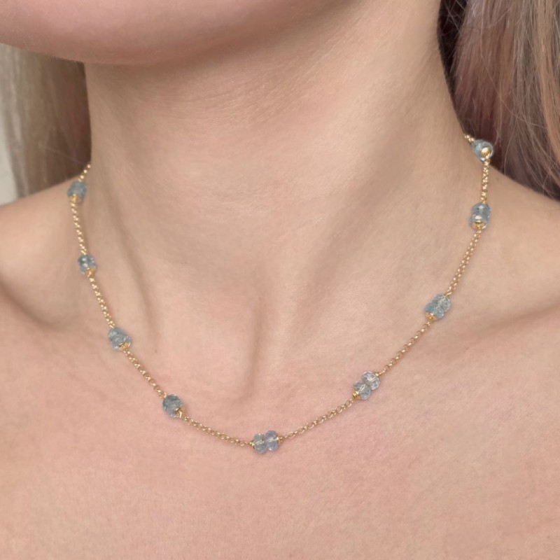 Collier di Acquamarina 17 Ct.