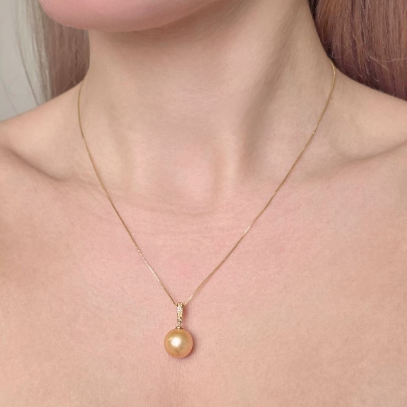 Pendente con Perla Australiana ø 12 mm