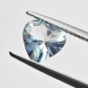 Coppia Pietre di Acquamarina a Cuore 2,36 Ct.