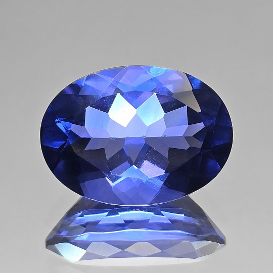 Pietra di Fluorite Blu Ovale 14,28 Ct.