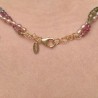 Two-wire Torchon with Tourmaline and Pearl