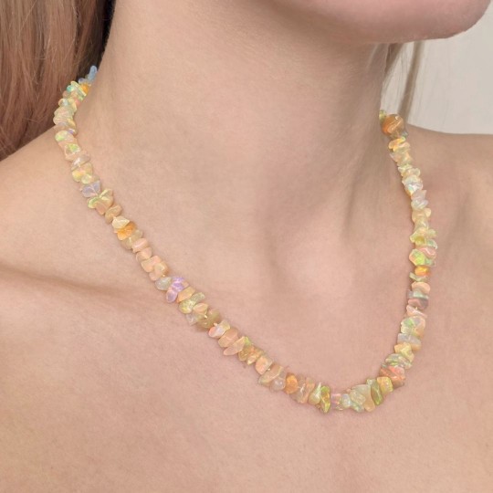 Collana di Opale Etiope Gold a Chips