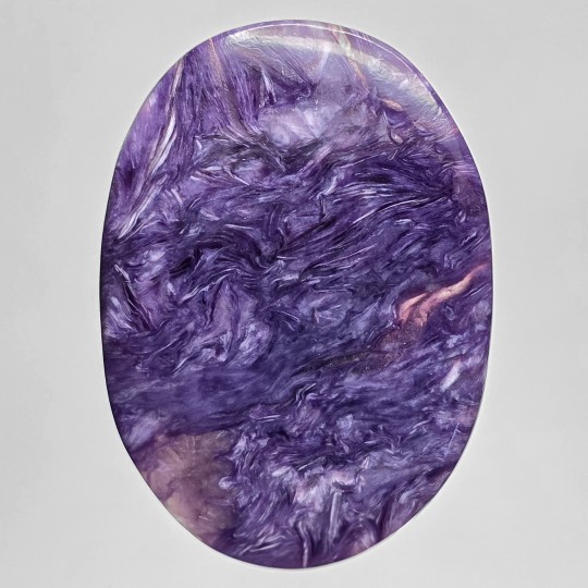 Pietra di Charoite Cabochon Ovale 82,79 Ct.