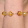 Bracciale a Rosario in Ambra Sferica ø 12 mm