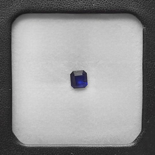 Pietra di Zaffiro Blu Ottagonale 0,93 Ct.