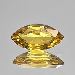 Pietra di Zaffiro Giallo a Navette 1,44 Ct.