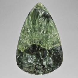 Pietra di Serafinite Cabochon a Goccia 72,88 Ct.